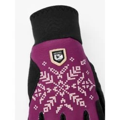 Hestra Women's XC Primaloft - 5 Finger Cross Country Gloves - Bordeaux Print 5 Hestra Women's XC Primaloft - 5 Finger Cross Country Gloves - Bordeaux Print -Hestra hestra womens xc primaloft 5 finger cross country gloves bordeaux print 2 1329026