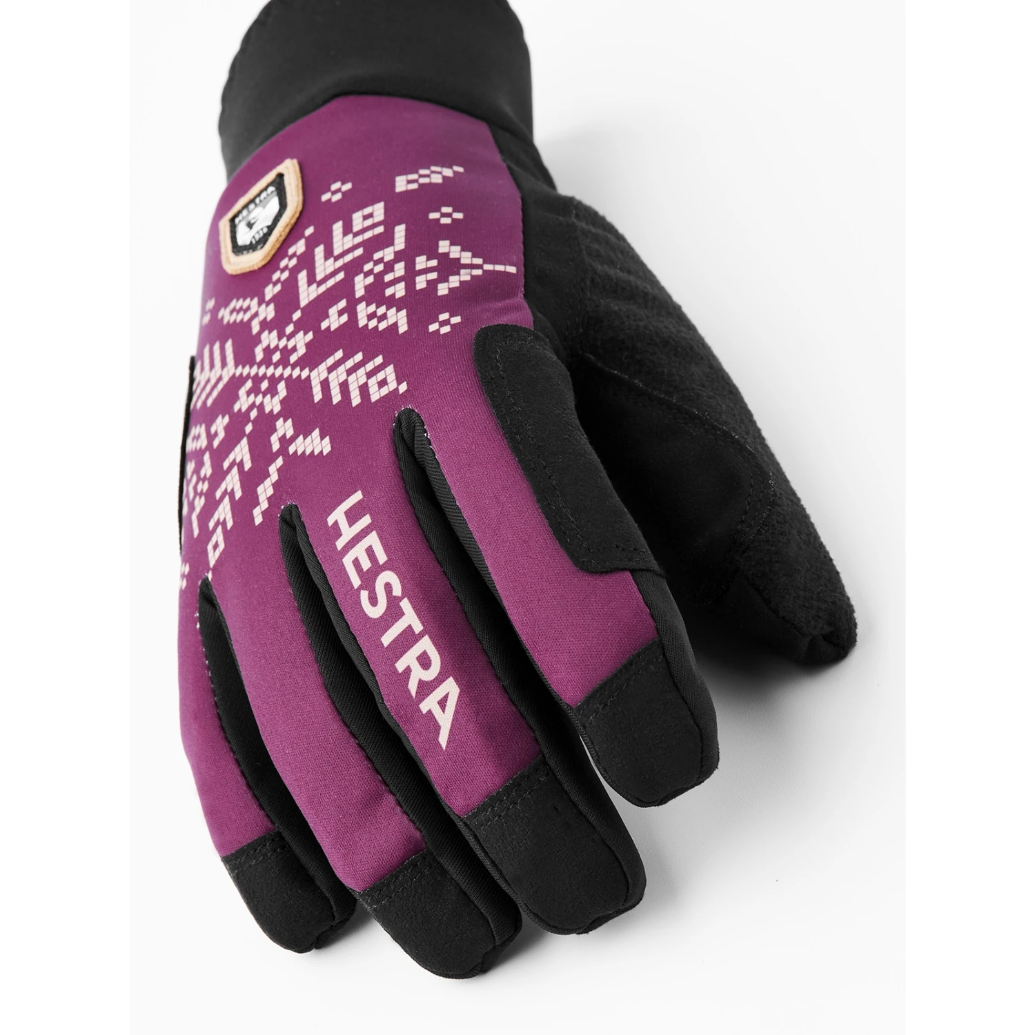 Hestra Women's XC Primaloft - 5 Finger Cross Country Gloves - bordeaux print Hestra Women's XC Primaloft - 5 Finger Cross Country Gloves - Bordeaux Print -Hestra hestra womens xc primaloft 5 finger cross country gloves bordeaux print 3 1329027