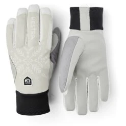 Hestra Women's XC Primaloft - 5 Finger Cross Country Gloves - Sand Print